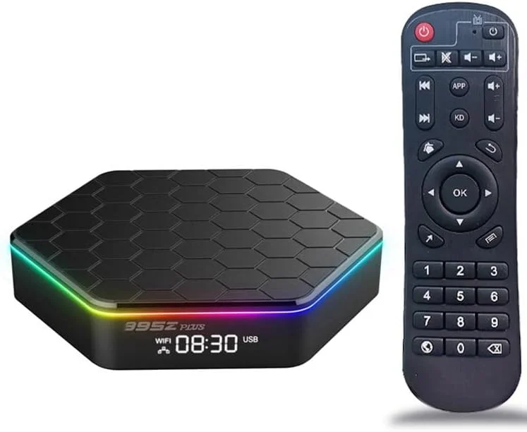 اسمارت تی وی باکس، اندروید تی وی باکس 12.0، تی وی باکس 4K با رزولوشن بالا، 4 گیگابایت رم/64 گیگابایت رام، جعبه تی وی با پردازنده H618، پشتیبانی از وای فای 2.4G/5.0Ghz، بلوتوث 4.1 و اترنت 100M ست تاپ باکس، 4 گیگابایت + 64 گیگابایت