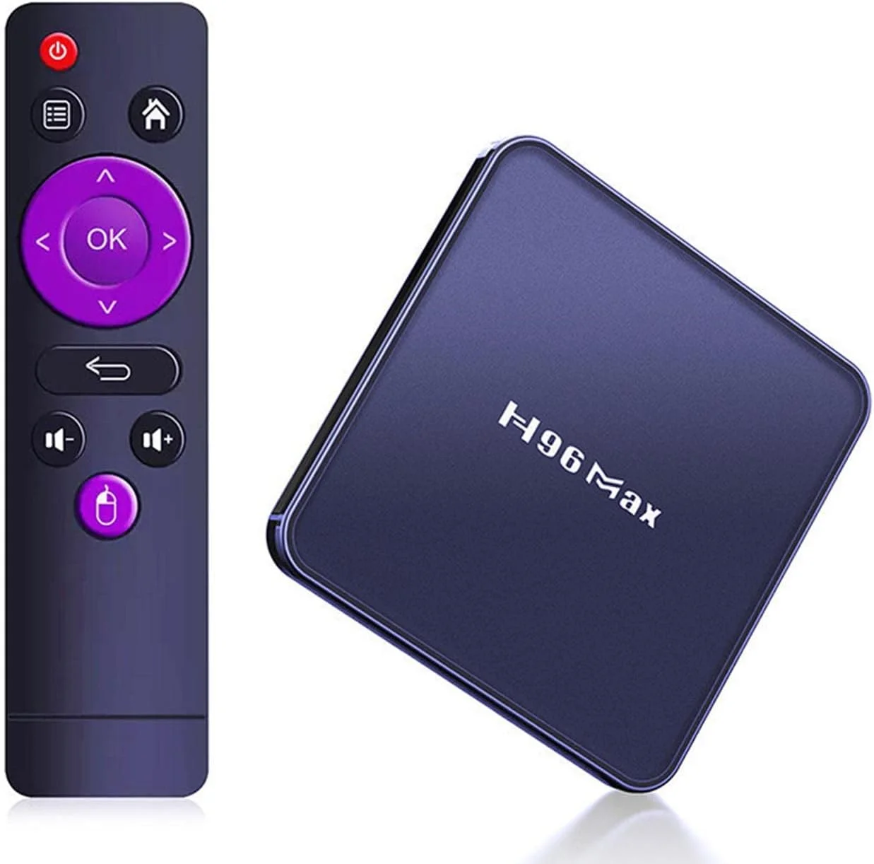 اندروید باکس 11.0، 4 گیگابایت رم + 64 گیگابایت رام RK3318 64 بیتی ARM Cortex-A53 با فرکانس تا 1.5 گیگاهرتز، پشتیبانی از وای فای دوگانه 2.4G 5G / 4K / BT 5.0 / 3D / USB 2.0 / H.265 ست تاپ باکس، 2 گیگابایت + 16 گیگابایت