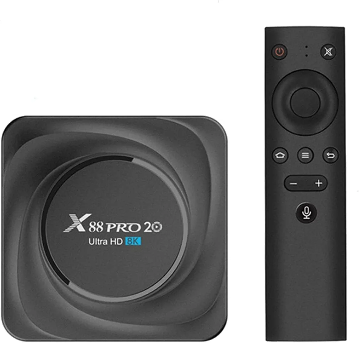 اندروید 11.0 باکس هوشمند تلویزیون 8 گیگابایت رم 128 گیگابایت رام RK3566 چهار هسته ای 64 بیتی Cortex-A55 پشتیبانی از 2.4G/5G وای فای دوگانه اترنت 1000M LAN 8K/4K UHD بلوتوث 4.2 ست تاپ باکس، 8gb+64gb