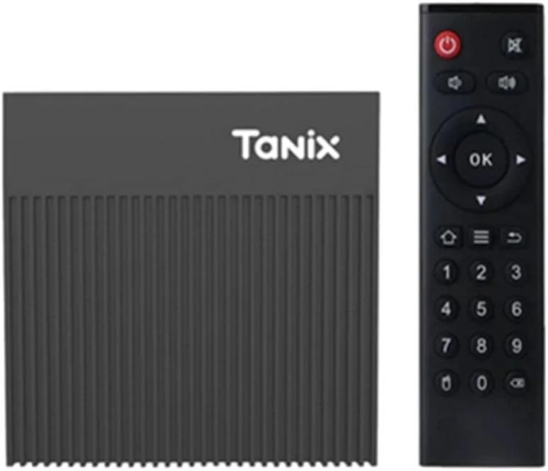 اندروید باکس 10.0، رم 4 گیگابایت حافظه 32 گیگابایت S905X4 چهار هسته ای 64 بیتی ARM Cortex-A53 اندروید باکس با وای فای 2.4G اترنت 10/1000M، پشتیبانی از H.265/3D/8K Ultra HD/BT 5.0/HDMI 2.0 ست تاپ باکس، 4 گیگابایت + 64 گیگابایت