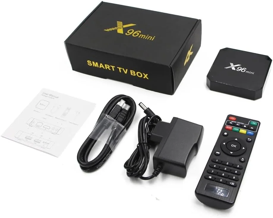 اندروید باکس تلویزیون X96 Mini، پخش کننده رسانه 4K، وای فای، پشتیبانی از ویدیو سه بعدی اندروید باکس تلویزیون X96 Mini، پخش کننده رسانه 4K، وای فای، پشتیبانی از ویدیو سه بعدی