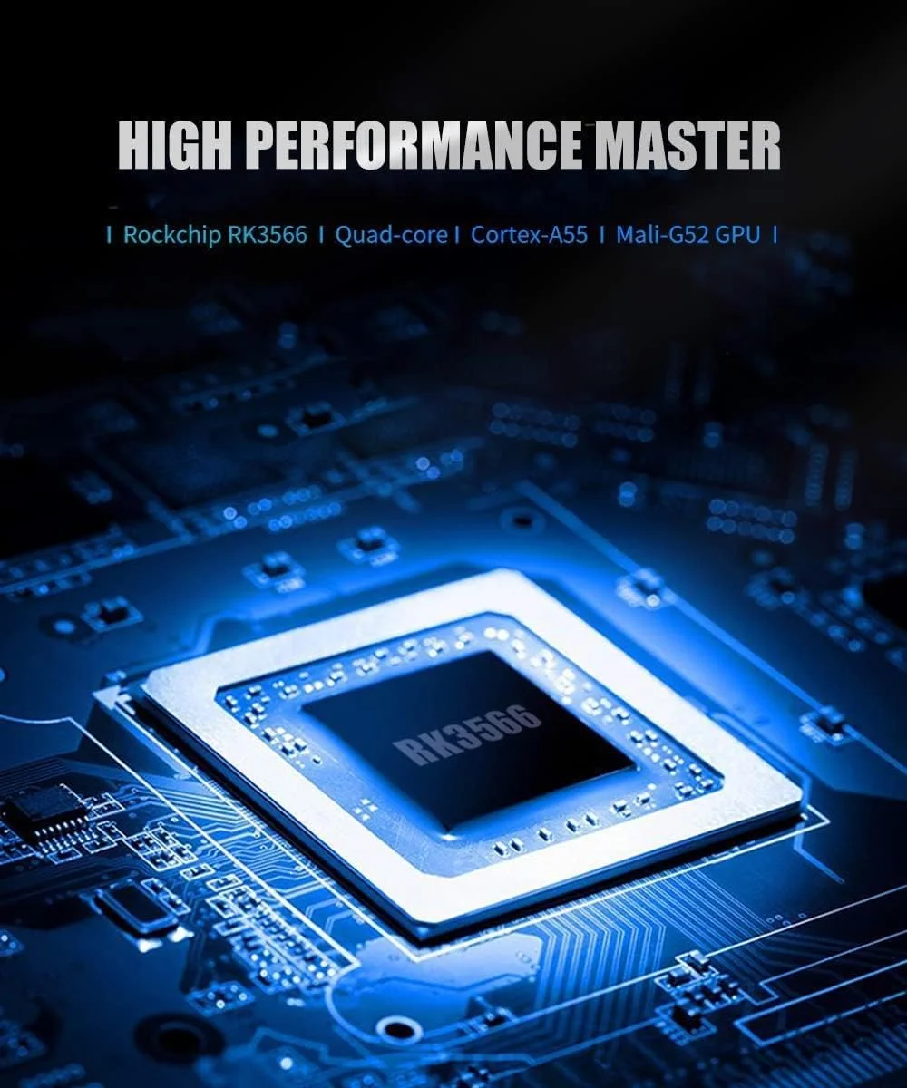 اندروید باکس 11.0، 8 گیگابایت رم 128 گیگابایت رام RK3566 چهار هسته ای 64 بیتی ARM Cortex-A53 با وای فای 2.4 گیگاهرتز/5.0 گیگاهرتز، اترنت 10/1000M، پشتیبانی از H.265/3D/6K Ultra HD/BT 5.0 ست تاپ باکس، 8 گیگابایت + 128 گیگابایت اندروید باکس 11.0، 8 گیگابایت رم 128 گیگابایت رام RK3566 چهار هسته ای 64 بیتی ARM Cortex-A53 با وای فای 2.4 گیگاهرتز/5.0 گیگاهرتز، اترنت 10/1000M، پشتیبانی از H.265/3D/6K Ultra HD/BT 5.0 ست تاپ باکس، 8 گیگابایت + 128 گیگابایت