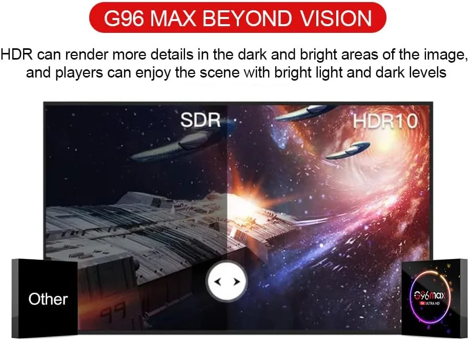 اندروید باکس 11، G96max H616 چهار هسته ای 64 بیتی، اندروید باکس 4 گیگابایت رم 32 گیگابایت رام با LAN 1000M دوگانه وای فای 2.4G/5G AV1 6K/4K 3D USB 3.0 BT 4.2 ست تاپ باکس، 4gb+64gb اندروید باکس 11، G96max H616 چهار هسته ای 64 بیتی، اندروید باکس 4 گیگابایت رم 32 گیگابایت رام با LAN 1000M دوگانه وای فای 2.4G/5G AV1 6K/4K 3D USB 3.0 BT 4.2 ست تاپ باکس، 4gb+64gb