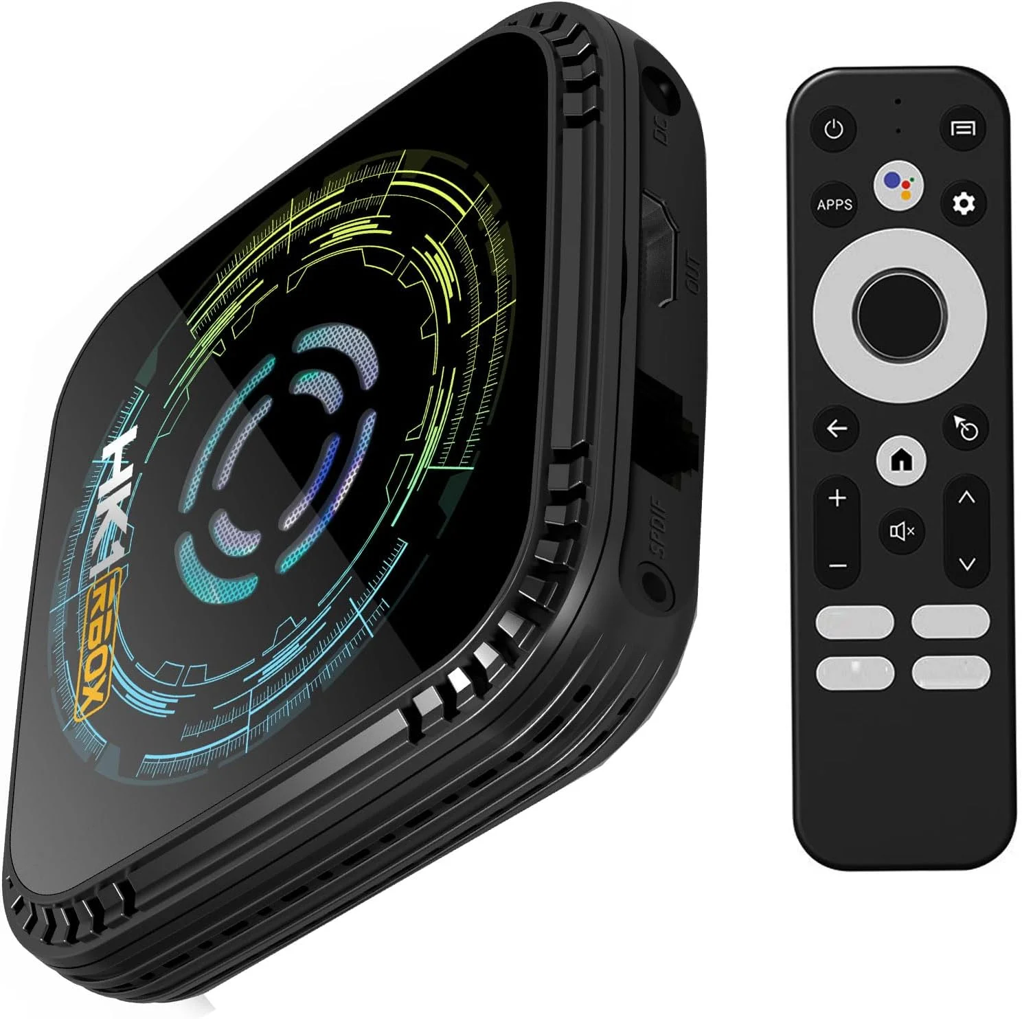 اندروید باکس 14.0 وای فای 6.0 تی وی باکس HK1 Box H8X H728 با 4 گیگابایت رم 64 گیگابایت رام دوگانه وای فای 2.4G/5.8G، BT 5.0 LAN 1000M / H.265/ BT/ USB3.0 اندروید باکس