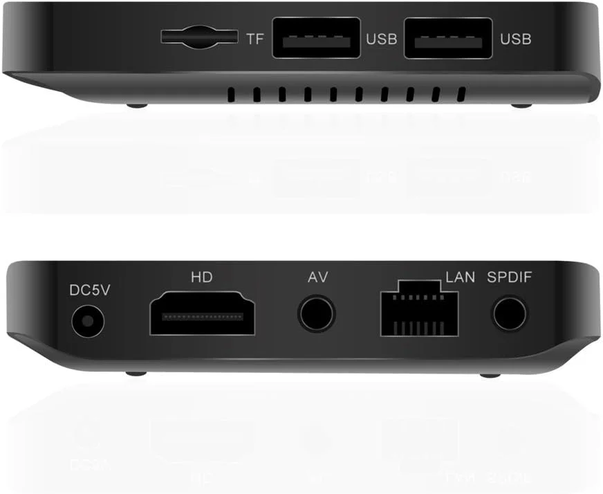 اندروید باکس هوشمند A95X، اندروید 6.0، پردازنده چهارهسته‌ای Amlogic S905X، 64 بیتی، UHD 4K، رم 1 گیگابایت، حافظه 8 گیگابایت، مینی کامپیوتر VP9، وای فای و LAN، H.265، DLNA، Miracast، پخش کننده رسانه، دوشاخه UK