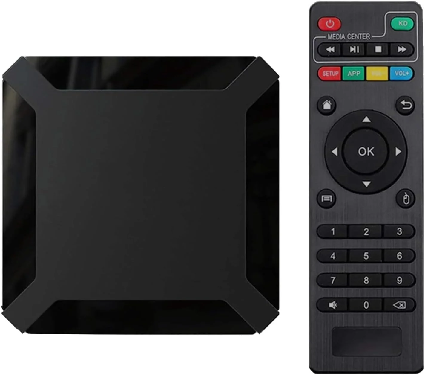 مینی تی وی باکس هوشمند 2025 با اندروید 10.0 - پخش کننده رسانه 4K Ultra HD | Allwinner H313 چهار هسته ای | 2 گیگابایت رم 16 گیگابایت رام | پخش وای فای | پشتیبانی از زبان عربی | دوشاخه امارات