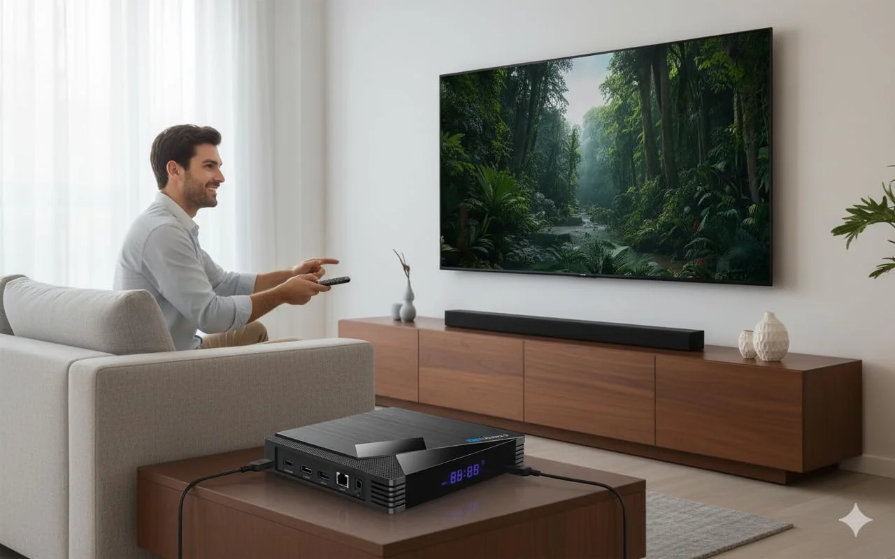 اندروید باکس TRADEGATE Pro Ultra HD - پخش کننده رسانه 4K با کنترل از راه دور، وای فای دو بانده و دستگاه استریم HDMI برای تلویزیون هوشمند، برنامه های اندروید و Screen Mirroring اندروید باکس TRADEGATE Pro Ultra HD - پخش کننده رسانه 4K با کنترل از راه دور، وای فای دو بانده و دستگاه استریم HDMI برای تلویزیون هوشمند، برنامه های اندروید و Screen Mirroring