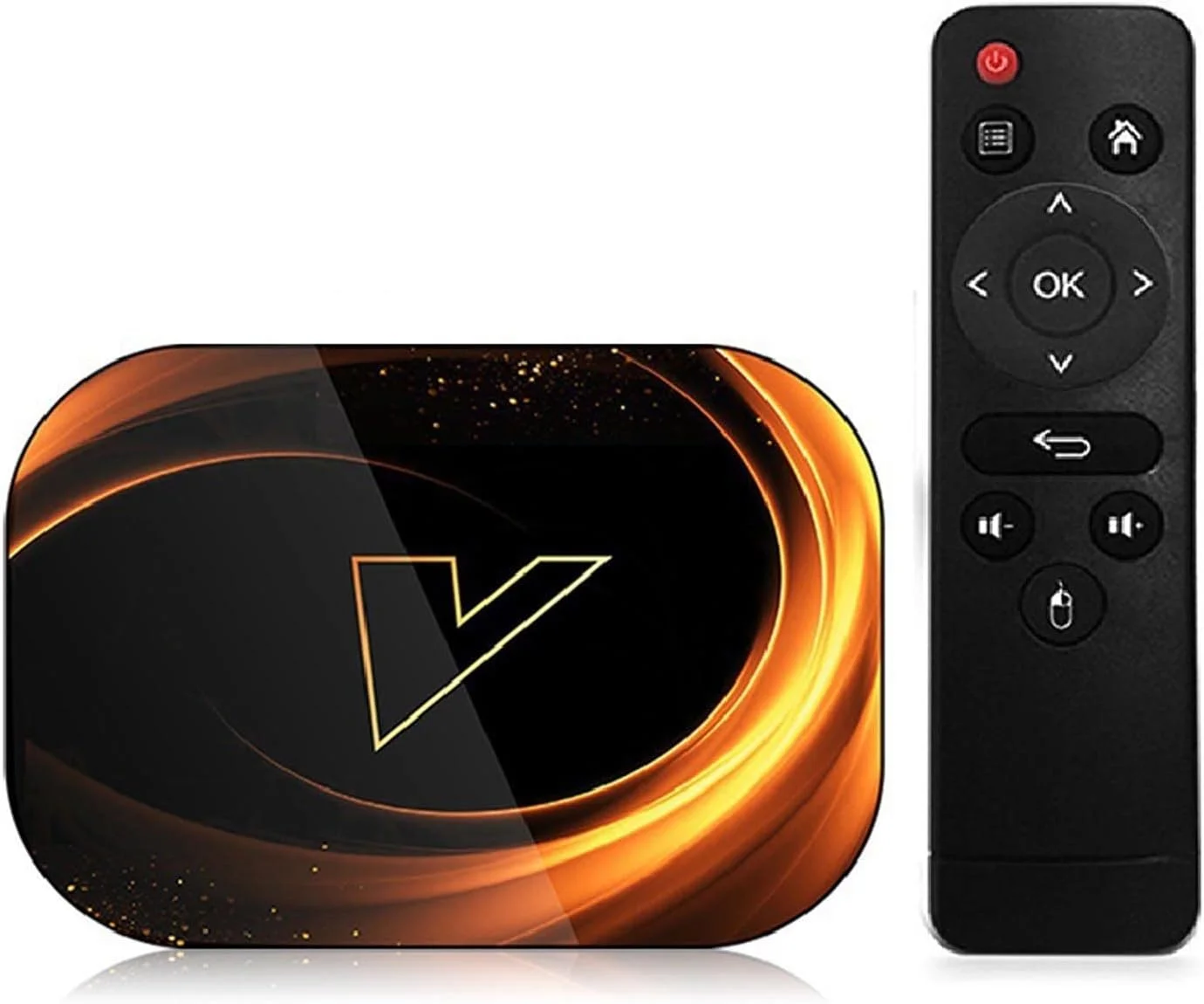 اندروید باکس 9.0، VONTAR X3 با 4 گیگابایت رم + 128 گیگابایت رام، پردازنده چهارهسته‌ای Amlogic S905X3 Cortex-A55، وای‌فای دو بانده 2.4 گیگاهرتز/5 گیگاهرتز، رزولوشن 8K 4K Ultra HD، بلوتوث 4.0، ست تاپ باکس، 4 گیگابایت + 32 گیگابایت