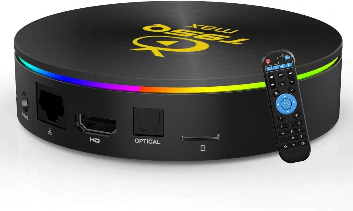 اندروید باکس Amlogic S905X4 اندروید 11.0 رم 4 گیگابایت رام 64 گیگابایت مدل T95Q MAX S905X4 64 بیتی چهار هسته ای با وای فای دوگانه 2.4G/5.0G بلوتوث 4.0/ 3D Ultra HD 8K/ H.265/ 100M LAN/USB 3.0