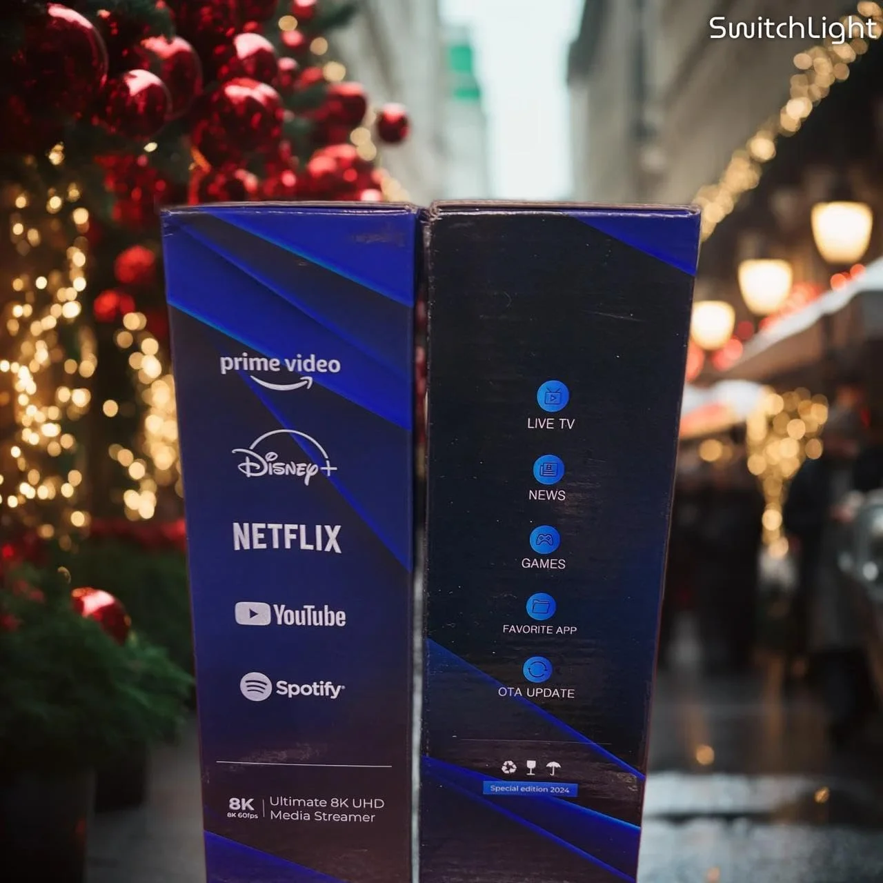 اندروید باکس 5G Pro با اندروید 14، رم 128 گیگابایت، حافظه داخلی 1 ترابایت، کیفیت 4K، HDMI و Wi-Fi