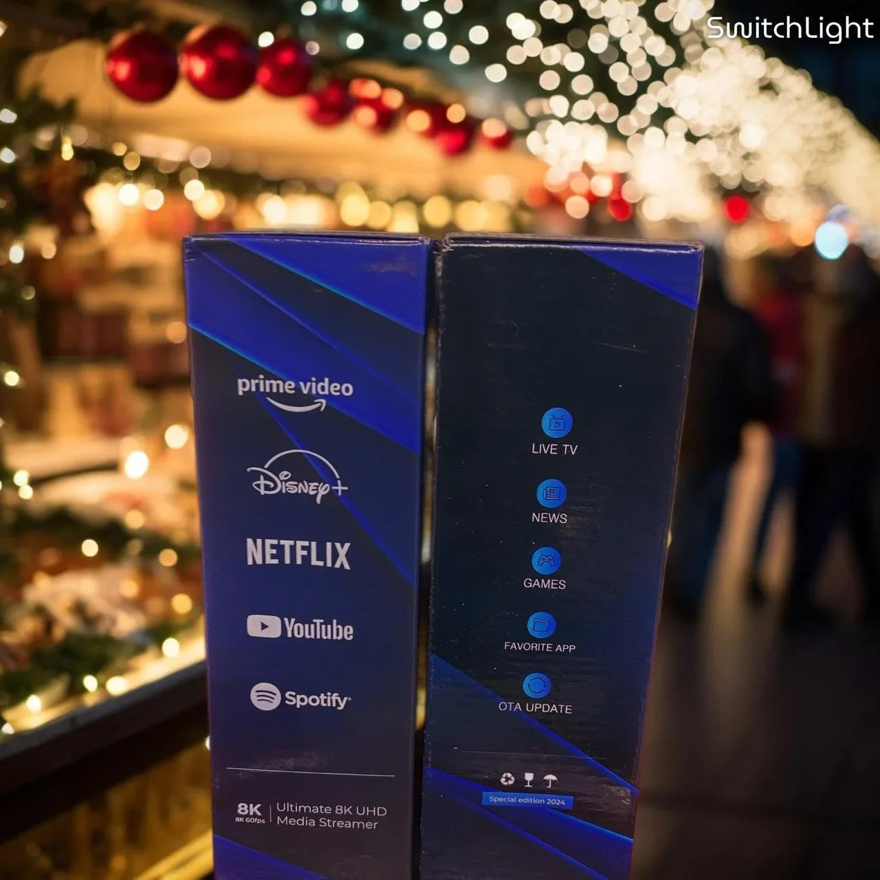 اندروید باکس 5G Pro با اندروید 14، رم 128 گیگابایت، حافظه داخلی 1 ترابایت، کیفیت 4K، HDMI و Wi-Fi