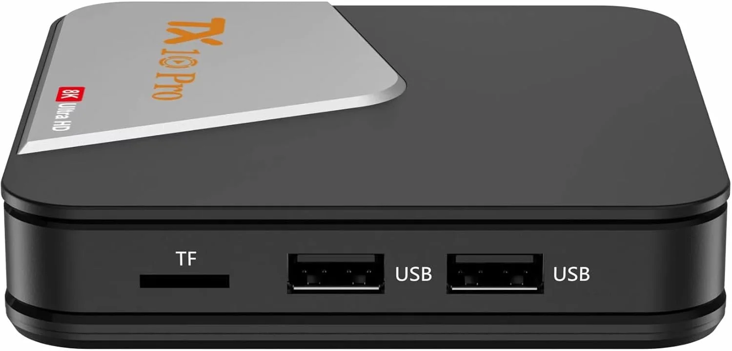 اندروید باکس هوشمند 13.0 - پخش کننده رسانه 8K Ultra HD چهار هسته ای با 2 گیگابایت رم، 16 گیگابایت رام، وای فای دو بانده 2.4G/5GHz، پشتیبانی از USB و HDMI، دستگاه پخش اندروید برای سرگرمی خانگی و رسانه آنلاین