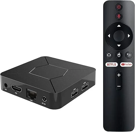 اندروید باکس هوشمند Q5 با سیستم عامل اندروید 10.0 و کیفیت 4K – مدیا پلیر Allwinner H313 با 2 گیگابایت رم، 8 گیگابایت حافظه داخلی و ریموت کنترل صوتی | پشتیبانی از پخش 8K UHD و اتصال اترنت