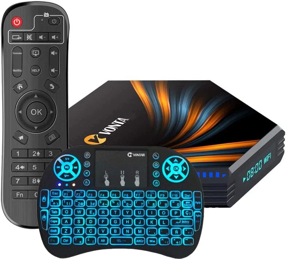 اندروید تی وی باکس 11.0 حافظه رم 4 گیگابایت حافظه داخلی 64 گیگابایت RK3566 چهار هسته ای Cortex-A53 پردازنده Mali-G31 MP2 سه بعدی 8K تی وی باکس هوشمند پشتیبانی از Wifi6 2.4Ghz/5.0Ghz Wifi BT5.0 اترنت LAN 10/1000M ست تاپ باکس، 8 گیگابایت + 64 گیگابایت