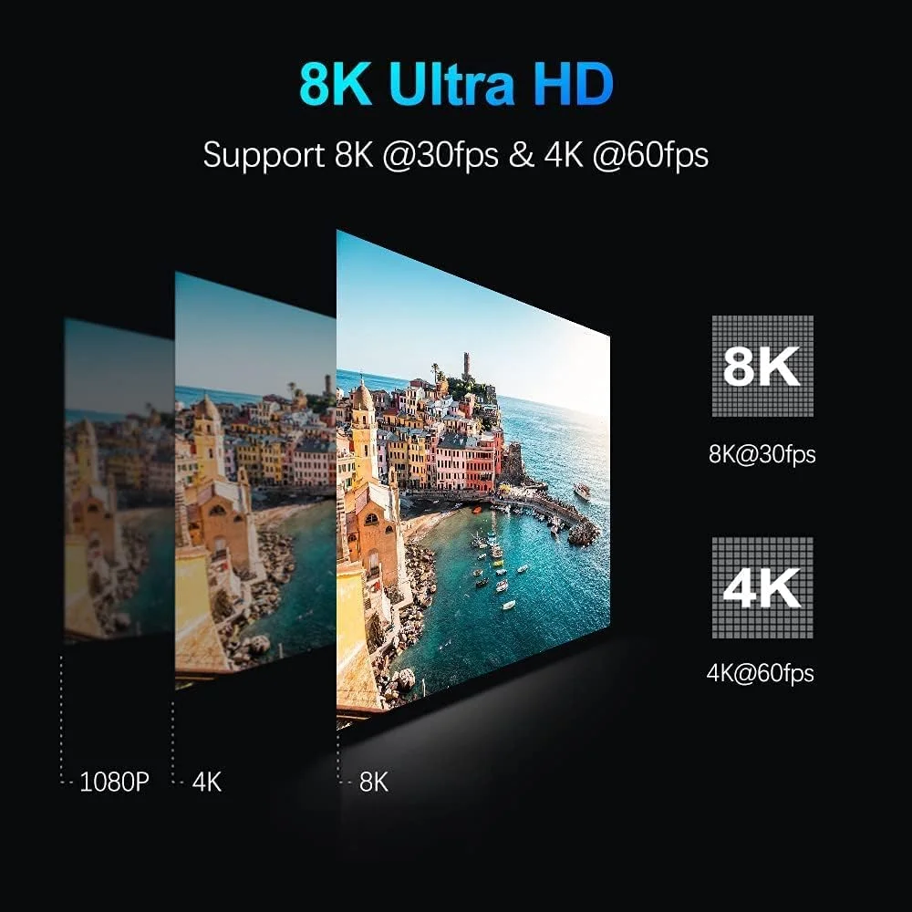 اندروید تی وی باکس 11.0 حافظه رم 4 گیگابایت حافظه داخلی 64 گیگابایت RK3566 چهار هسته ای Cortex-A53 پردازنده Mali-G31 MP2 سه بعدی 8K تی وی باکس هوشمند پشتیبانی از Wifi6 2.4Ghz/5.0Ghz Wifi BT5.0 اترنت LAN 10/1000M ست تاپ باکس، 8 گیگابایت + 64 گیگابایت