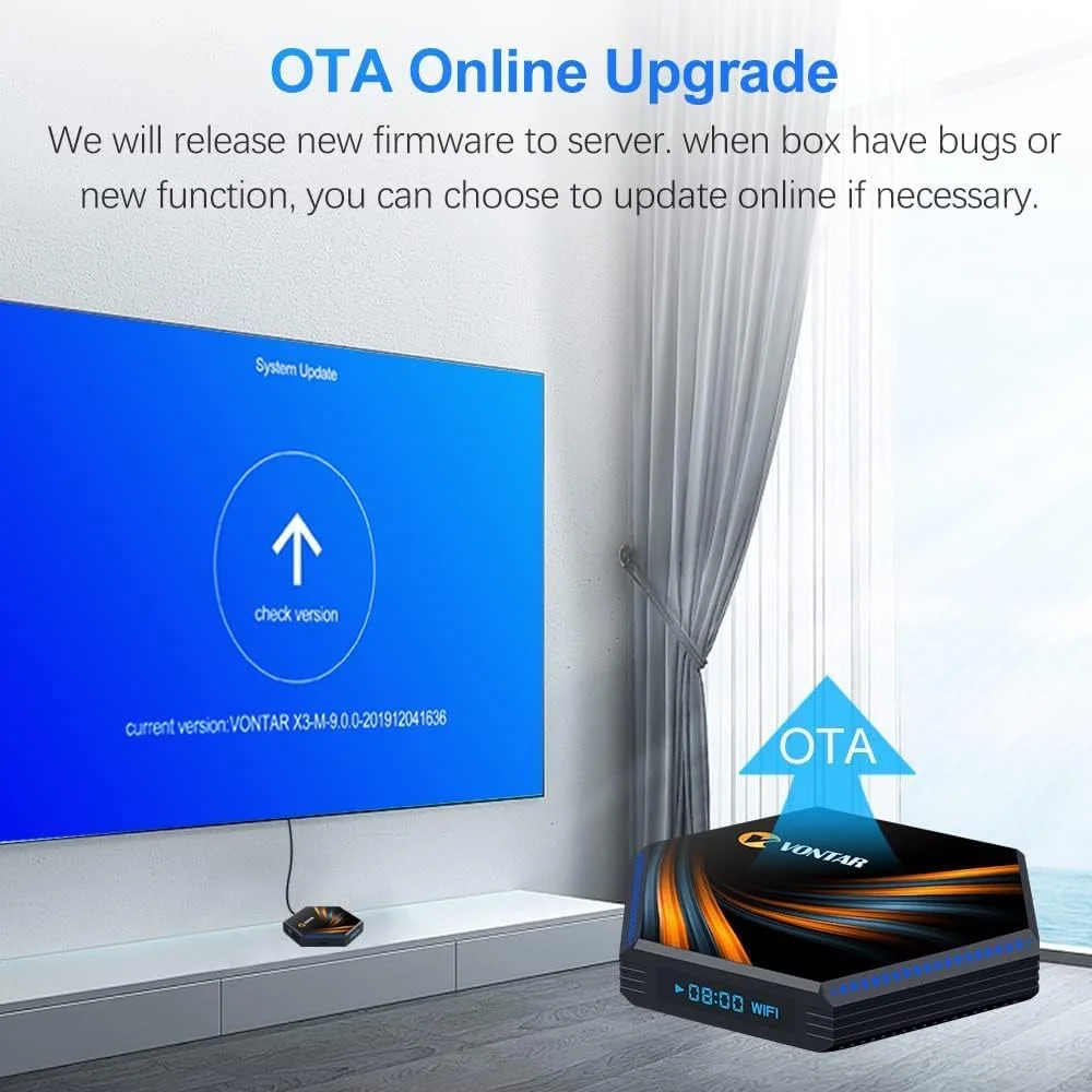 اندروید تی وی باکس 11.0 حافظه رم 4 گیگابایت حافظه داخلی 64 گیگابایت RK3566 چهار هسته ای Cortex-A53 پردازنده Mali-G31 MP2 سه بعدی 8K تی وی باکس هوشمند پشتیبانی از Wifi6 2.4Ghz/5.0Ghz Wifi BT5.0 اترنت LAN 10/1000M ست تاپ باکس، 8 گیگابایت + 64 گیگابایت