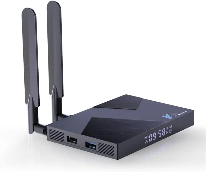 اندروید باکس 12.0، H96 Max K8 اسمارت تی وی باکس 8 گیگ رم 64 گیگ رام RK3588 چهار هسته ای Cortex-A53 CPU/USB 3.0/ Ultra HD 8K /HDR 10+/ دو بانده Wifi 2.4/5.8Ghz /BT 5.0 ست تاپ باکس، 8gb+64gb