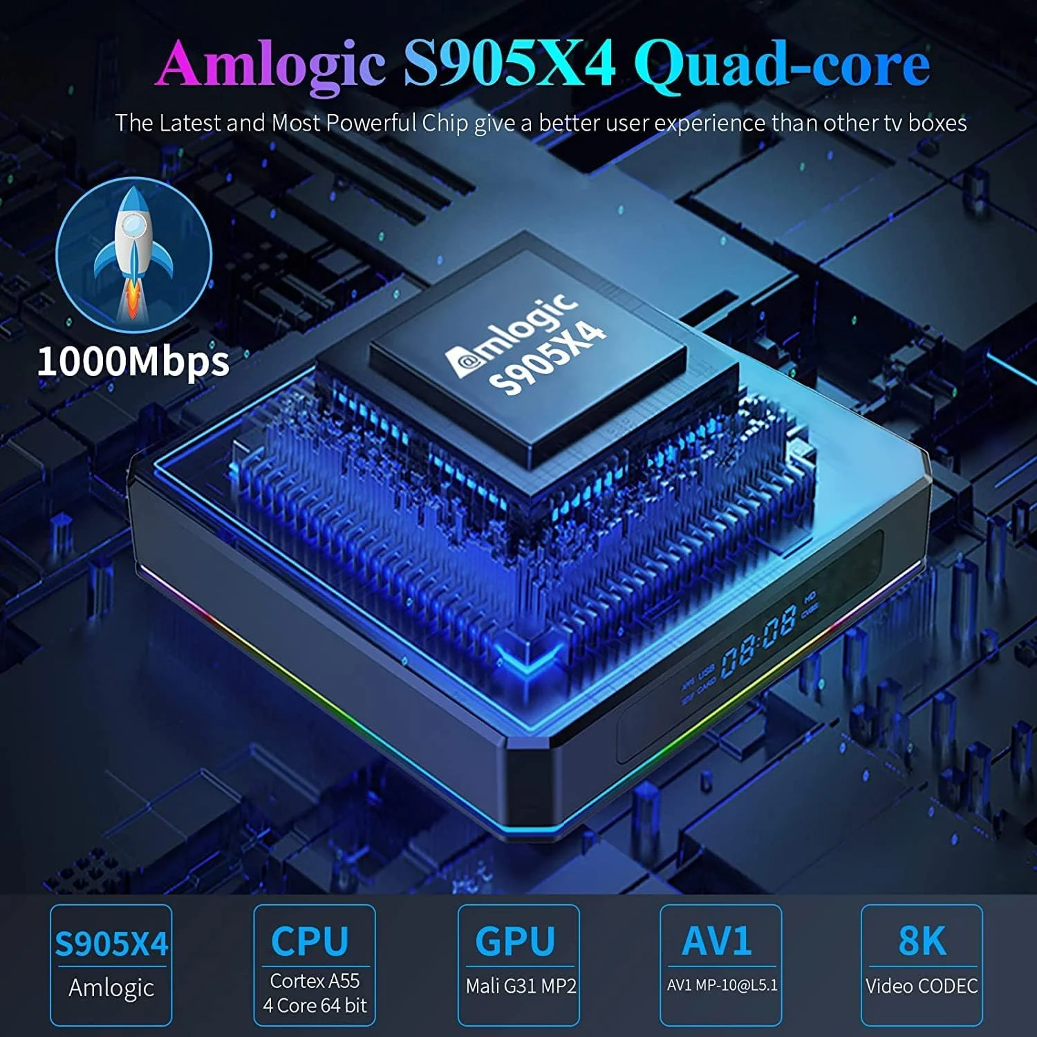 اندروید تی وی باکس 11.0، رم 4 گیگابایت رام 64 گیگابایت، ست تاپ باکس Amlogic S905X4، دوال وای فای 2.4G/5G اترنت 1000M LAN بلوتوث 4.2 با 8K/6K/3D/USB 3.0 با مینی کیبورد وایرلس، 4gb+64gb اندروید تی وی باکس 11.0، رم 4 گیگابایت رام 64 گیگابایت، ست تاپ باکس Amlogic S905X4، دوال وای فای 2.4G/5G اترنت 1000M LAN بلوتوث 4.2 با 8K/6K/3D/USB 3.0 با مینی کیبورد وایرلس، 4gb+64gb