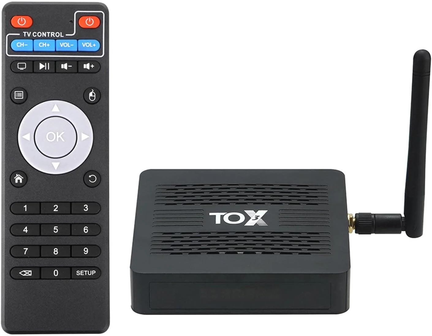 اندروید تی وی باکس با ۴ گیگابایت رم و ۳۲ گیگابایت حافظه داخلی، چیپست ارتقا یافته Amlogic S905W4، وای فای دو بانده 2.4G/5G، بلوتوث 4.2، پخش کننده رسانه با پشتیبانی از ویدیوهای 3D 8K UHD، اندروید 11.0، USB 2.0، ست تاپ باکس، 2GB+16GB