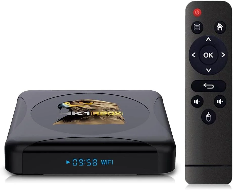 اندروید باکس AMITVA مدل 11.0، ست تاپ باکس با 4 گیگابایت رم/64 گیگابایت رام، پردازنده RK3318 چهار هسته ای، پشتیبانی از اترنت، پشتیبانی از وای فای دوگانه 2.4G/5.0G، کیفیت 4K Utral HD / 3D / H.265 با بلوتوث 5.0