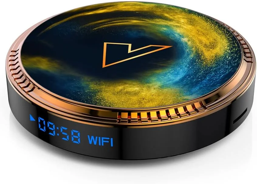 اندروید باکس 11.0 [4G+64G] اسمارت تی وی باکس S905W2 چهار هسته ای 64 بیتی ARM Cortex-A53 پشتیبانی از 8K وای فای 2.4/5.0 گیگاهرتز BT4.0 اترنت 100/1000M HDMI 2.0 H.265 ست تاپ باکس، 4gb+64gb