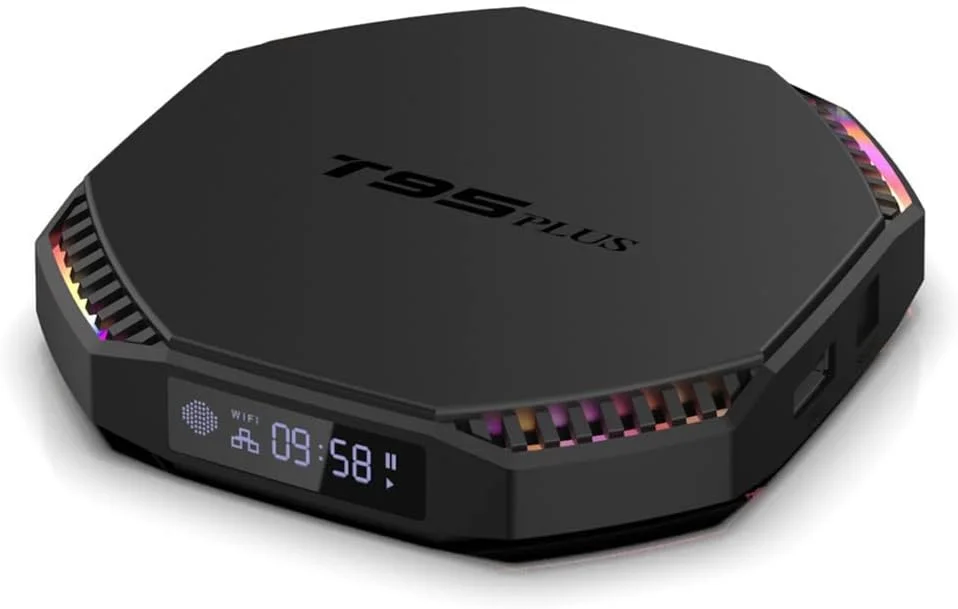 اندروید باکس 11.0، ست تاپ باکس RK3566 چهار هسته ای 8 گیگابایت رم 128 گیگابایت رام با وای فای دوگانه 2.4G/5.0G، بلوتوث 4.0/ 3D Ultra HD 8K/4K H.265/ 1000M LAN/USB 3.0 اسمارت تی وی باکس، 8gb+128gb