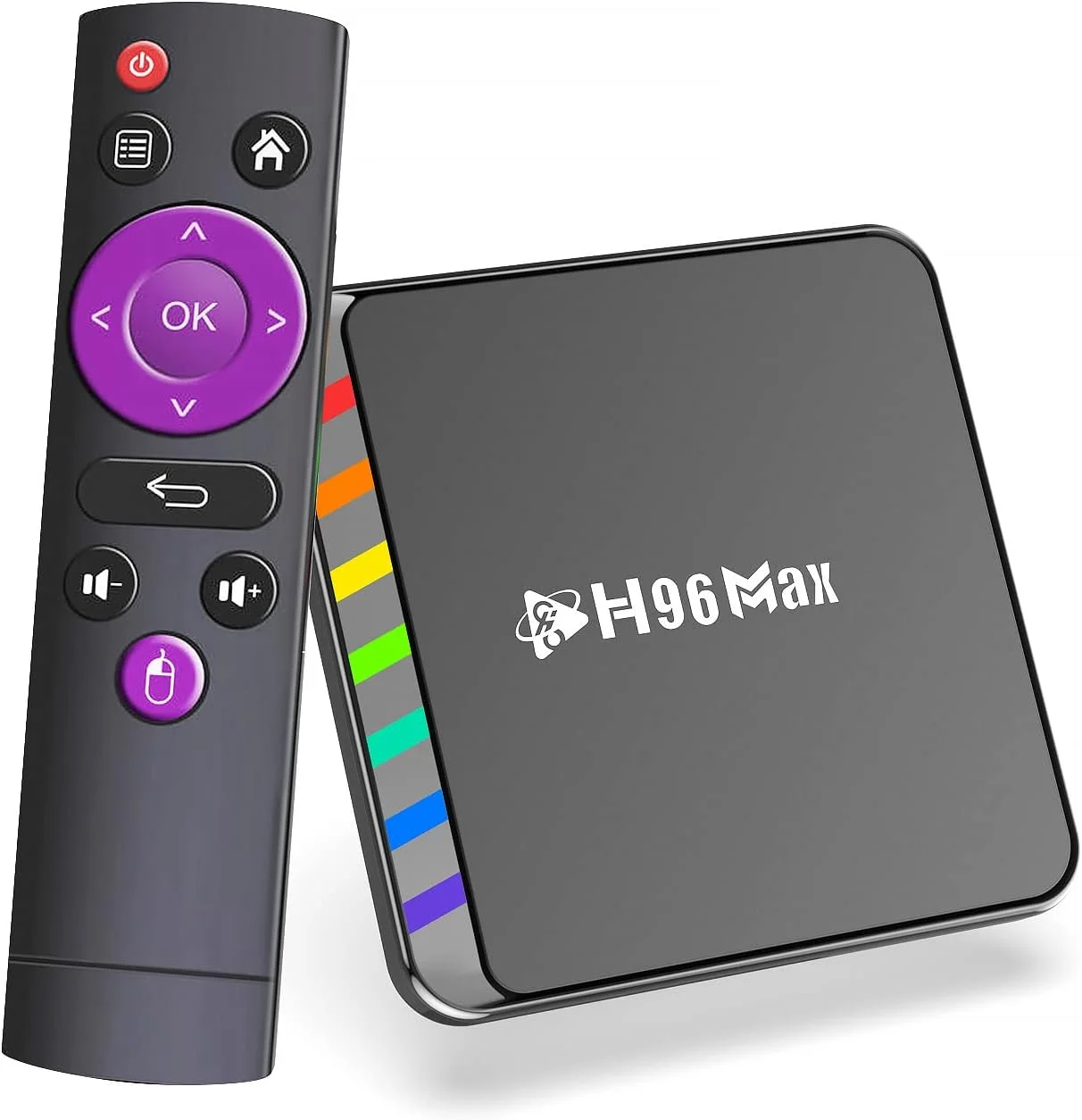 اندروید باکس 12.0 مدل 2023، H96 MAX W2 با 4 گیگابایت رم و 64 گیگابایت رام، اندروید تی وی باکس S905X2 3D UHD/4K H.265 HDR 10+ 2.4G/5G Wifi 6 Ethernet 1000M بلوتوث 5.0 ست تاپ باکس، 2 گیگابایت + 16 گیگابایت