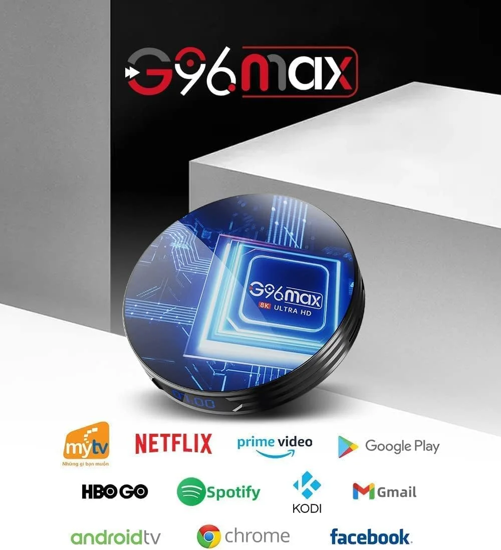 اندروید باکس AMITVA مدل Android 11.0 با 4 گیگابایت رم و 128 گیگابایت حافظه داخلی، اندروید باکس هوشمند S905X4 چهار هسته ای Ultra HD 8K 4K HDR Wifi 2.4G+5G BT4.0 H.265، پخش کننده رسانه اندروید به همراه مینی کیبورد بی سیم دارای نور پس زمینه، 4 گیگابایت + 64 گیگابایت