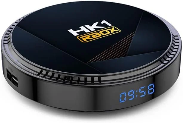 اندروید باکس 12.0، مدل Hk1 Rbox H8، ست تاپ باکس با 4 گیگابایت رم و 128 گیگابایت رام، پردازنده چهار هسته ای H618، پردازنده گرافیکی Mali-G31 MP2، رمزگشایی H.265، وای فای 2.4G/5G، DLAN 100M، اندروید باکس هوشمند، 4 گیگابایت + 32 گیگابایت