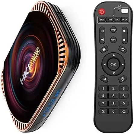 اندروید باکس 11.0، ست تاپ باکس 4 گیگابایت رم 64 گیگابایت رام HK1 Box X4 Amlogic S905X4 64-Bit Quad Core با وای فای دوگانه 2.4G/5.0G، BT 4.0/ 3D Ultra HD 8K/ H.265/ 1000M LAN/USB 3.0 Smart TV Box، 4gb+128gb