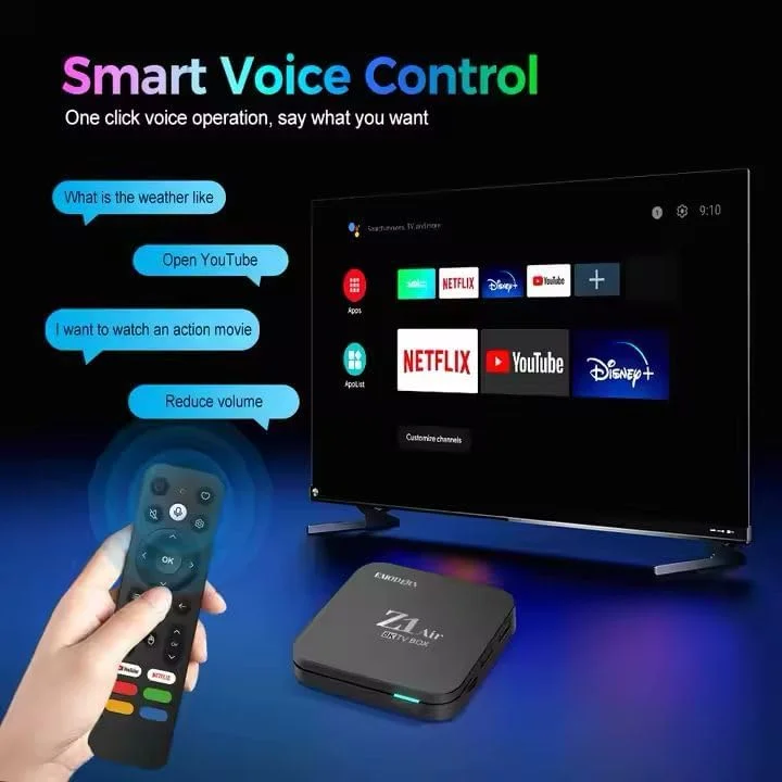 اندروید باکس Z1 AIR Ultra HD 5G مدل 2025: رم 2 گیگابایت، حافظه داخلی 16 گیگابایت، کیفیت 4K و وای فای 5G اندروید باکس Z1 AIR Ultra HD 5G مدل 2025: رم 2 گیگابایت، حافظه داخلی 16 گیگابایت، کیفیت 4K و وای فای 5G