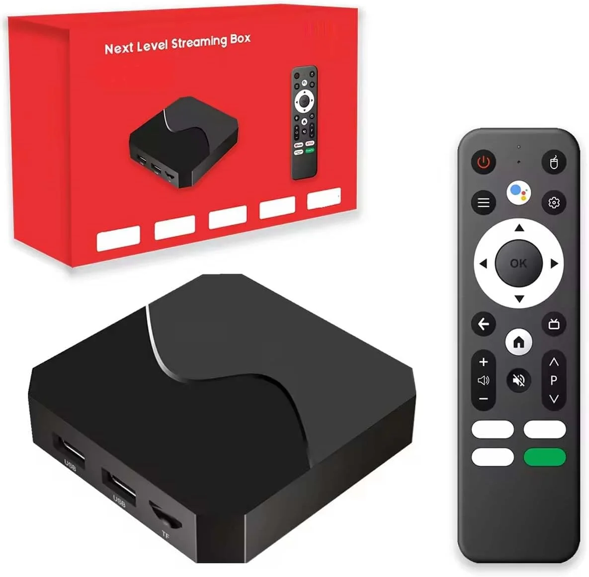 دستگاه پخش رسانه ای 8K/4K HDR - پخش کننده رسانه ای نهایی | BT5.0 | ریموت صوتی | Dolby Vision | HDMI 2.1 | پشتیبانی از برنامه