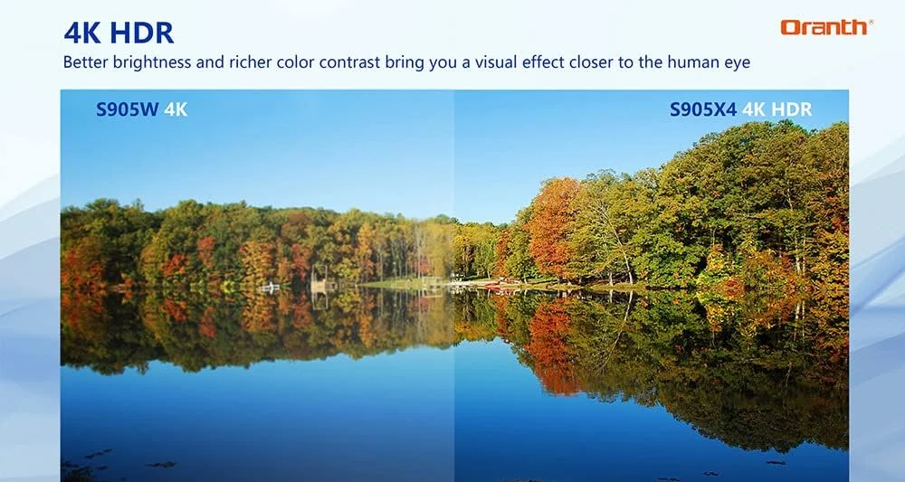 اندروید باکس تلویزیون AMITVA 11.0، 4 گیگابایت رم 64 گیگابایت حافظه داخلی، جعبه تلویزیون هوشمند Amlogic S905X4، پخش کننده رسانه ای پشتیبانی از وای فای 2.4G 5G Ultra HD 4K/ HDR/ 2*USB 2.0/ BT 5.0 به همراه مینی کیبورد بی سیم، 4 گیگابایت رم + 32 گیگابایت حافظه داخلی