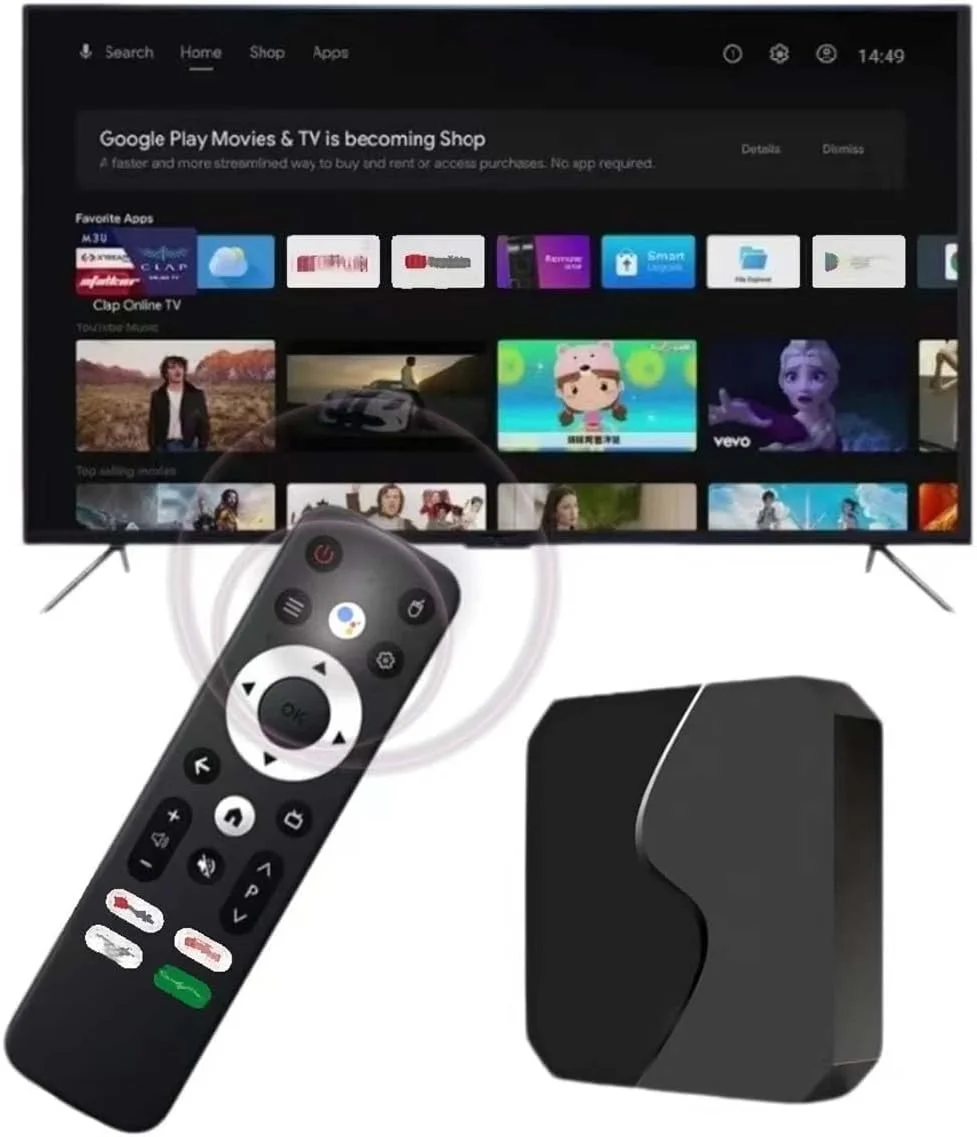 دستگاه پخش رسانه ای 8K/4K HDR - پخش کننده رسانه ای نهایی | BT5.0 | ریموت صوتی | Dolby Vision | HDMI 2.1 | پشتیبانی از برنامه