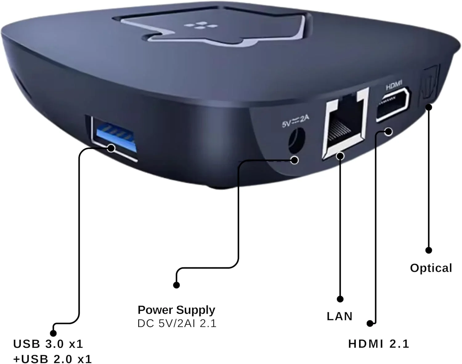 باکس تلویزیون 2025 H8 برزیل - نسخه جدید - کنترل از راه دور صوتی - 2 گیگابایت رم + 16 گیگابایت رام - 4K Ultra HD - وای فای دو بانده (2.4/5 گیگاهرتز) - بلوتوث 5.0 - پشتیبانی از الکسا