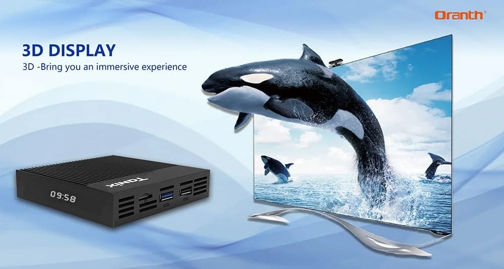 اندروید باکس تلویزیون AMITVA 11.0، 4 گیگابایت رم 64 گیگابایت حافظه داخلی، جعبه تلویزیون هوشمند Amlogic S905X4، پخش کننده رسانه ای پشتیبانی از وای فای 2.4G 5G Ultra HD 4K/ HDR/ 2*USB 2.0/ BT 5.0 به همراه مینی کیبورد بی سیم، 4 گیگابایت رم + 32 گیگابایت حافظه داخلی