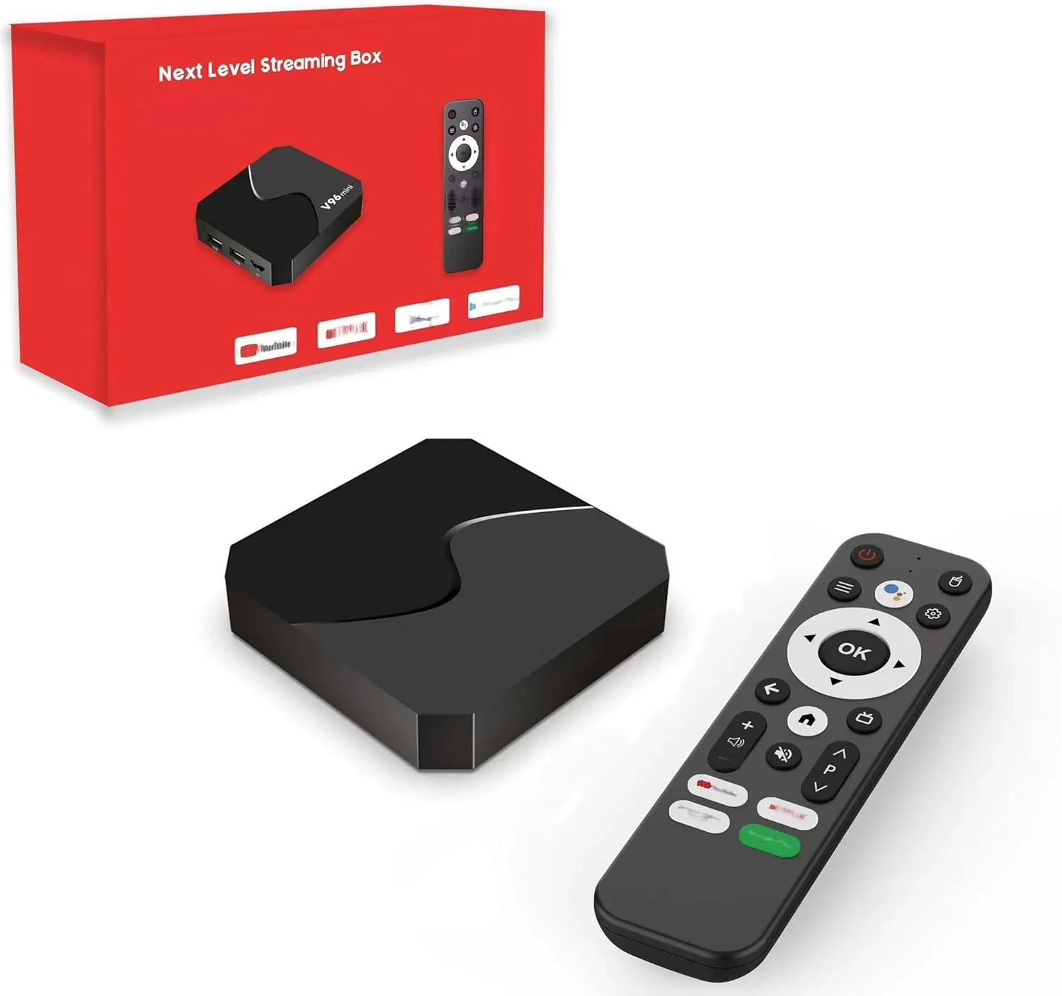 دستگاه پخش رسانه ای 8K/4K HDR - پخش کننده رسانه ای نهایی | BT5.0 | ریموت صوتی | Dolby Vision | HDMI 2.1 | پشتیبانی از برنامه