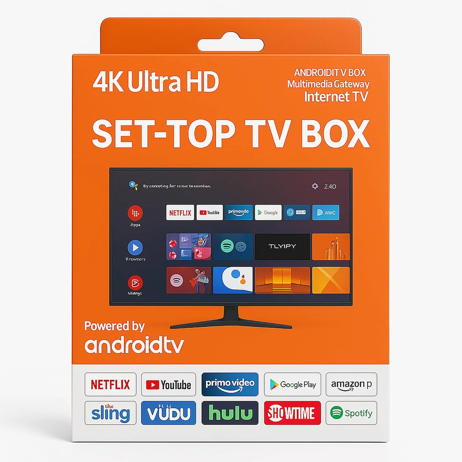 اندروید باکس 4K - دستگاه پخش جریانی Ultra HD با کنترل صوتی، پشتیبانی از یوتیوب، پرایم ویدیو و برنامه ها، نصب سریع و آسان - ایده آل برای سرگرمی خانگی در امارات