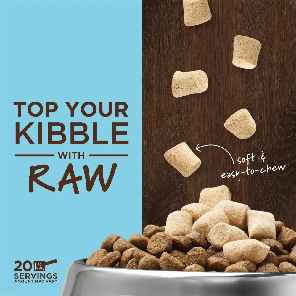 افزودنی غذای سگ خام خشک شده اینستینکت Raw Boost Mixers، افزودنی غذای سگ بدون غلات با مواد کاربردی، 156 گرم (بسته 1 عددی)