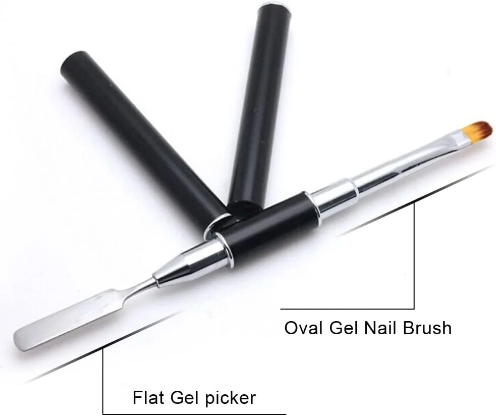 ابزار برس و پیکر پلی ژل LIFFLY برای پلی ژل UV (مشکی)