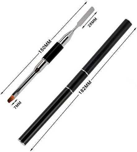 ابزار برس و پیکر پلی ژل LIFFLY برای پلی ژل UV (مشکی)