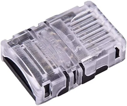 اتصال دهنده نوار نور ال ای دی 5 پین برای نوار نور ال ای دی تک رنگ غیر ضد آب 12 میلی متری IP20 با تراکم بالا برای اتصال سیم 5 عدد