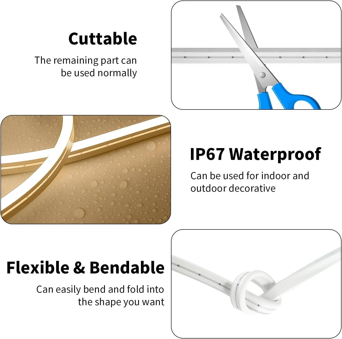 نوار چراغ ال ای دی 3000K سفید گرم، 3 متر، چراغ های نئون USB دیمر دار 5 ولت با 360 ال ای دی - نوارهای نور انعطاف پذیر ضد آب برای نور پس زمینه آشپزخانه، اتاق خواب، دکور تلویزیون، نورپردازی کابینت نوار چراغ ال ای دی 3000K سفید گرم، 3 متر، چراغ های نئون USB دیمر دار 5 ولت با 360 ال ای دی - نوارهای نور انعطاف پذیر ضد آب برای نور پس زمینه آشپزخانه، اتاق خواب، دکور تلویزیون، نورپردازی کابینت