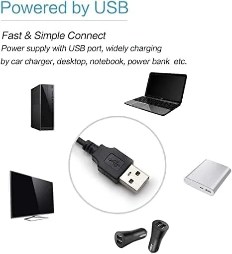 نوار چراغ ال ای دی 16 رنگ 5 متری 5 ولت USB ضد آب انعطاف پذیر نور پس زمینه تلویزیون RGB با قابلیت تغییر رنگ به همراه کنترل از راه دور