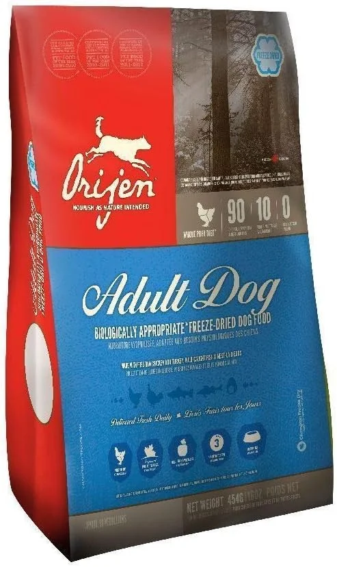 Orijen Freeze Dried Dog Food 454g Orijen Freeze Dried Dog Food 454g
