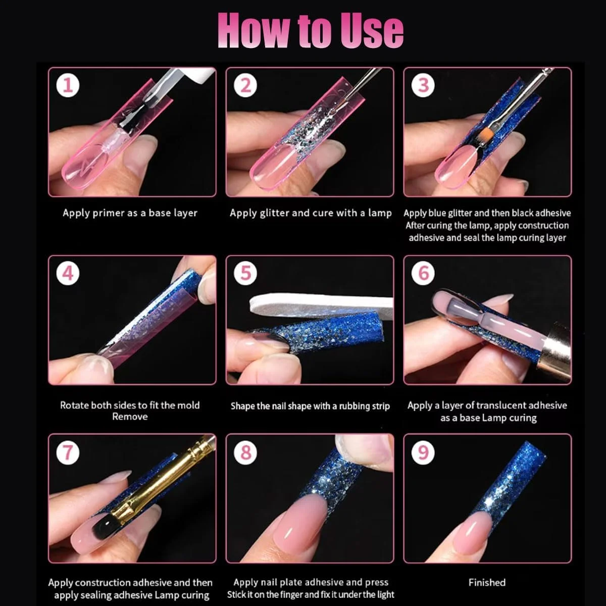 قالب های دوگانه ناخن مربعی برای اکستنشن ناخن اکریلیک ژل ساز پلی ژل، SITELENABY XL، XXL، 3XL قالب های ناخن مربعی قابل استفاده مجدد لوازم پدیکور، 14 سایز 140 عددی برای پدیکور و DIY سالن هنر ناخن