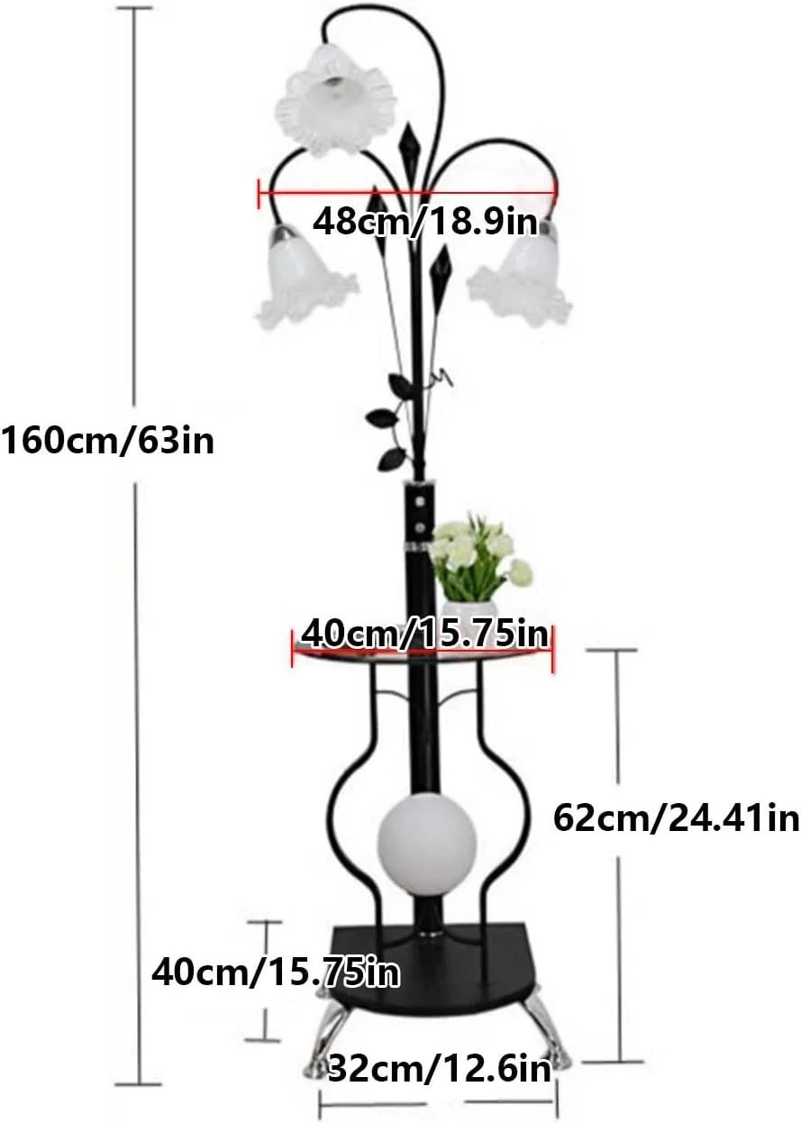 مصباح قائم مدرن فلزی/شیشه ای LED، میز کنار مبلی و چراغ ایستاده، مناسب اتاق نشیمن با پایه های مبلمان سخت افزاری، برای اتاق خواب یا دفتر کار مصباح قراءة عصري (سفید) مصباح قائم مدرن فلزی/شیشه ای LED، میز کنار مبلی و چراغ ایستاده، مناسب اتاق نشیمن با پایه های مبلمان سخت افزاری، برای اتاق خواب یا دفتر کار مصباح قراءة عصري (سفید)