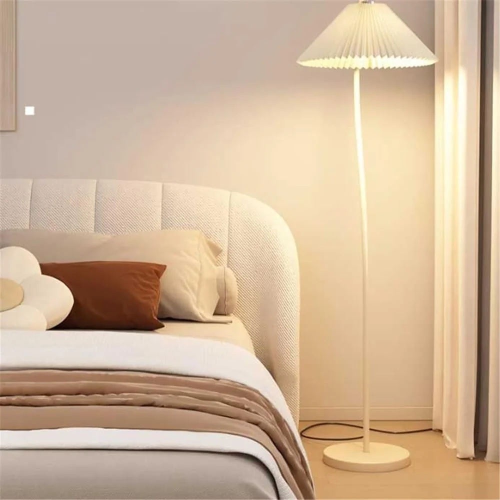 چراغ ایستاده LED دیمر پذیر مصباح قائم، سفید، مناسب اتاق نشیمن، اتاق خواب، مطالعه، دفتر کار، دارای کنترل از راه دور و کلاهک چراغ، چراغ مطالعه مدرن چراغ ایستاده LED دیمر پذیر مصباح قائم، سفید، مناسب اتاق نشیمن، اتاق خواب، مطالعه، دفتر کار، دارای کنترل از راه دور و کلاهک چراغ، چراغ مطالعه مدرن