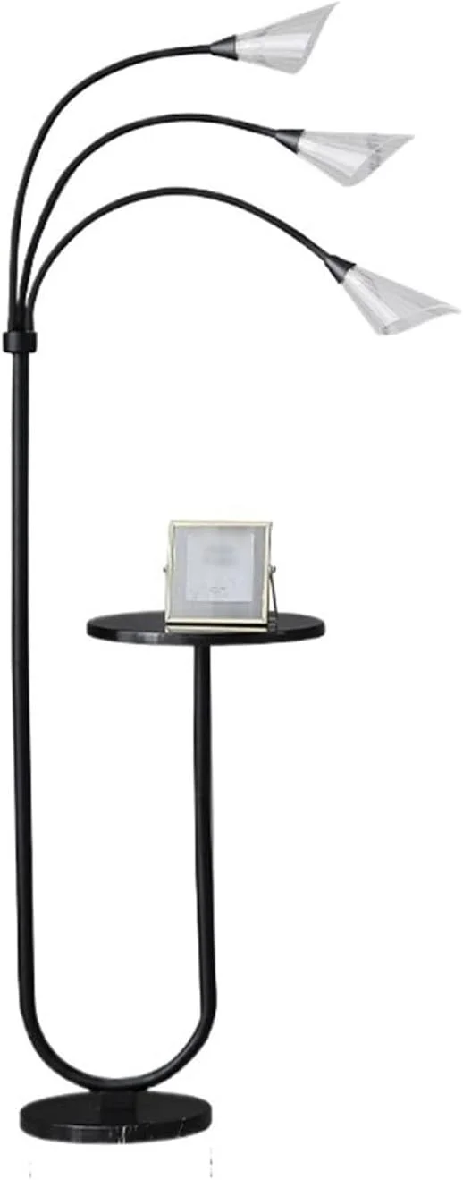 چراغ ایستاده مصباح قائم با قفسه، پایه مرمری، قوس مدرن صنعتی، مناسب مطالعه، دارای میز، مناسب خانه های روستایی، چراغ بلند برای اتاق نشیمن، اتاق خواب، دفتر کار، چراغ مطالعه مدرن (مشکی) چراغ ایستاده مصباح قائم با قفسه، پایه مرمری، قوس مدرن صنعتی، مناسب مطالعه، دارای میز، مناسب خانه های روستایی، چراغ بلند برای اتاق نشیمن، اتاق خواب، دفتر کار، چراغ مطالعه مدرن (مشکی)