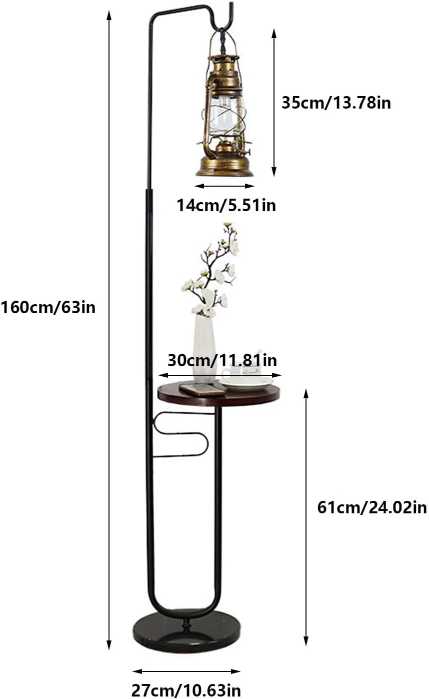 مصباح ایستاده روستیک قائم با سینی، دارای کنترل از راه دور، مناسب برای اتاق نشیمن و دکوراسیون مدرن، چراغ مطالعه مدرن مصباح ایستاده روستیک قائم با سینی، دارای کنترل از راه دور، مناسب برای اتاق نشیمن و دکوراسیون مدرن، چراغ مطالعه مدرن